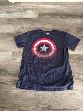 Marvel Kids Captain America Shield Tee‎ - Navy and Red